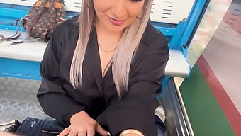 Teen Latina Gives A Blowjob Outdoors And Rides On A Cable Car In High Definition Pov