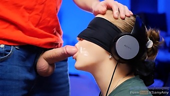 Blindfolded Teen Explores Taste With 60fps Oral Skills In Hd Video