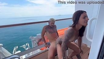 Pleasuring Herself On A Cruise Inspired By Neymar