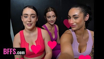 Brookie Blair, Serena Hill, And Ariana Starr Show Off Their Tight Bodies In This Hd Porn Video