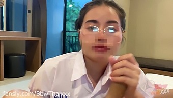 Verified Schoolgirl Cosplays In High Definition With Cute Asian Bbw Thai