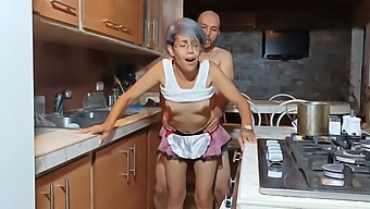 Arousing Kitchen Encounter With My Stepmom In Front Of My Dad