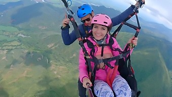 Real-Life Female Ejaculation During Extreme Sky Adventure
