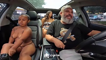 Anâzinha Do Mau'S Outdoor Adventure: A Nude Car Ride In São Paulo