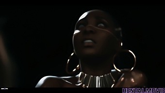 African Goddess Dominates Latina Sex Slave In Ai-Created Hentai