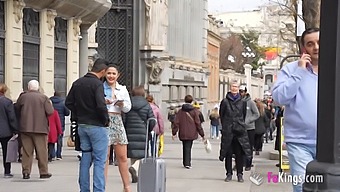 Nuria Millan, A Novice Lady, Relishes Picking Up Strangers On The Street!