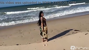 A Young Woman Fulfills Her Fan'S Wishes With Unprotected Outdoor Sex