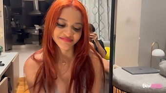 Redhead Teen Trades Her Body For A Fantastic Oral Experience