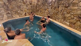 Our Friends And Us Had A Great Time At The Motel, Shared A Passionate Foreplay And Had Intimate Sex In Red And Sheer Lingerie