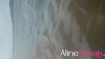 Beautiful Blonde With Big Breasts Exposed On The Beach - Alinenovak.Com.Br