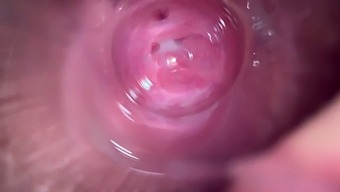 Close Up Of A Young Girl'S Intense Orgasm