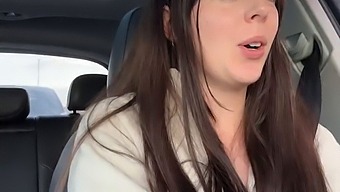 Solo Playtime With My Favorite Sex Toy At Tim Horton'S Drive-Thru
