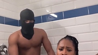 Interracial Shower Session With Cushkingdom'S Huge Black Cock