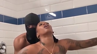 Interracial Shower Session With Cushkingdom'S Huge Black Cock