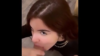 Stunning Girlfriend Gives Amazing Deepthroat And Gets Cum In Mouth (Full Video)