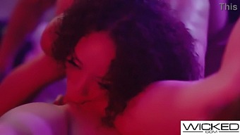 Indulge In A Sinful Threesome With Alexis Tae - The Ultimate Babe In Action