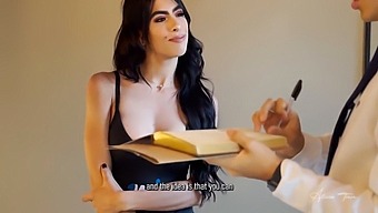A Devout Man With Unquenchable Desires Delivers A Sermon At The Wrong Residence, Featuring A Voluptuous Brunette With Large Breasts And Ample Curves