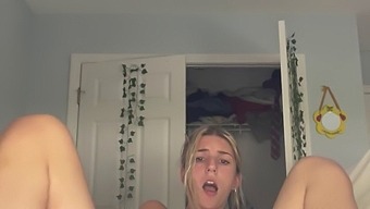 Young Girl Explores Her Body And Achieves Orgasm Through Self-Pleasure At Home